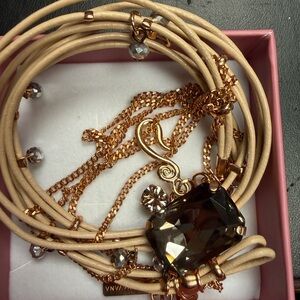 Coravana Stardust Bracelet & matching earrings.